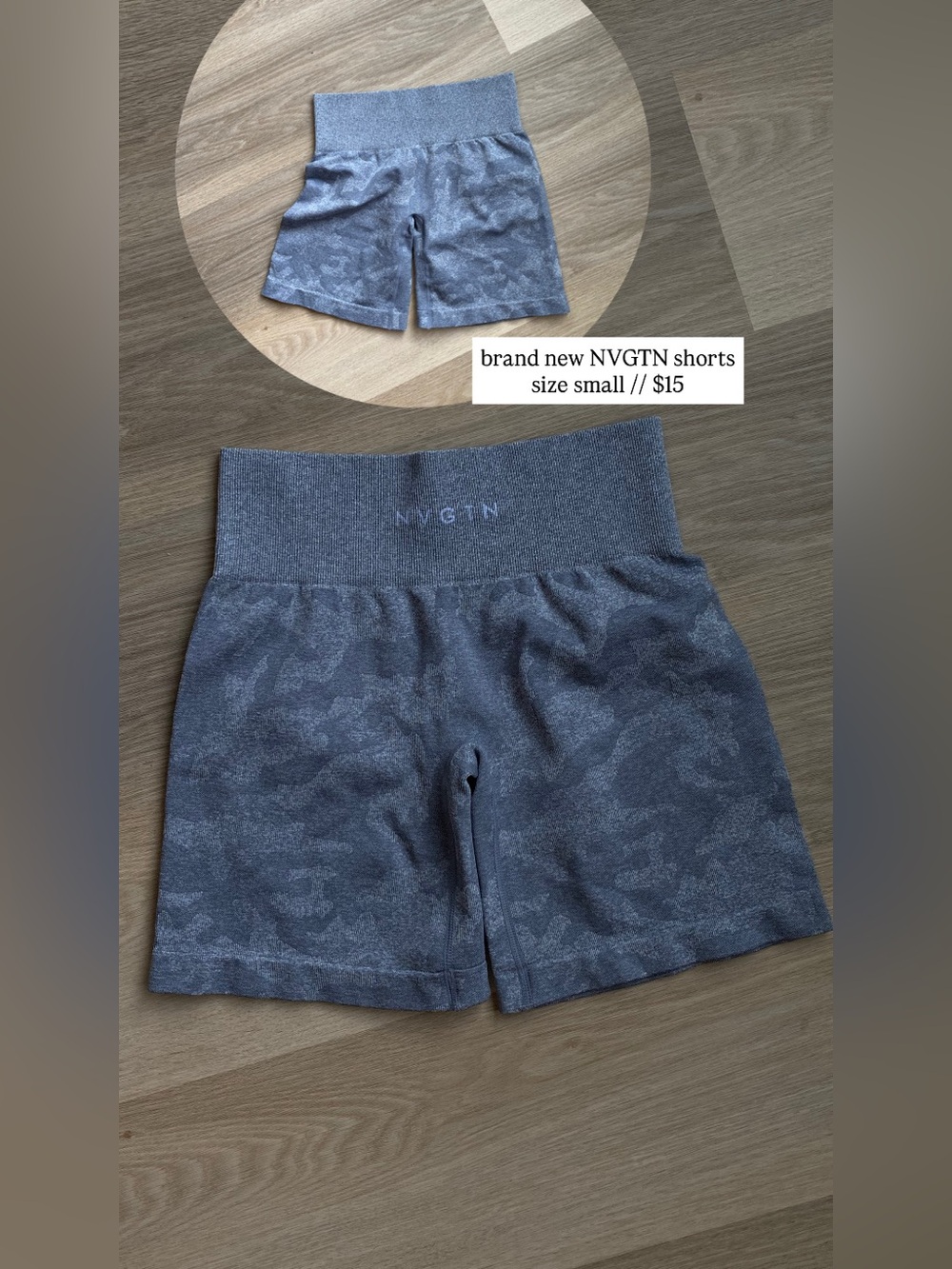 brand new NVGTN shorts size small